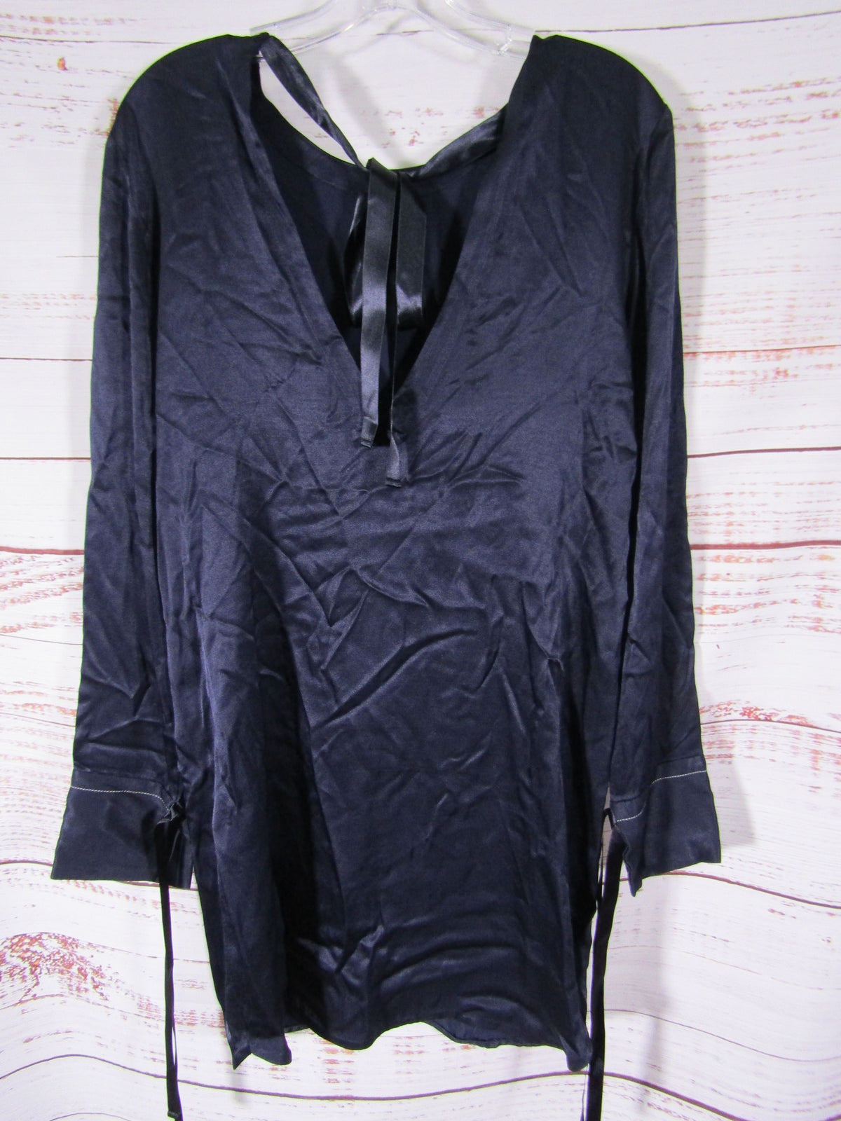 Sandro Women's Navy Blue Long Sleeve Dress Size 2