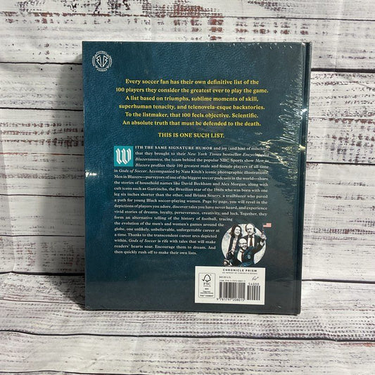 SEALED Men In Blazers Gods Of Soccer Hardcover Sports Book