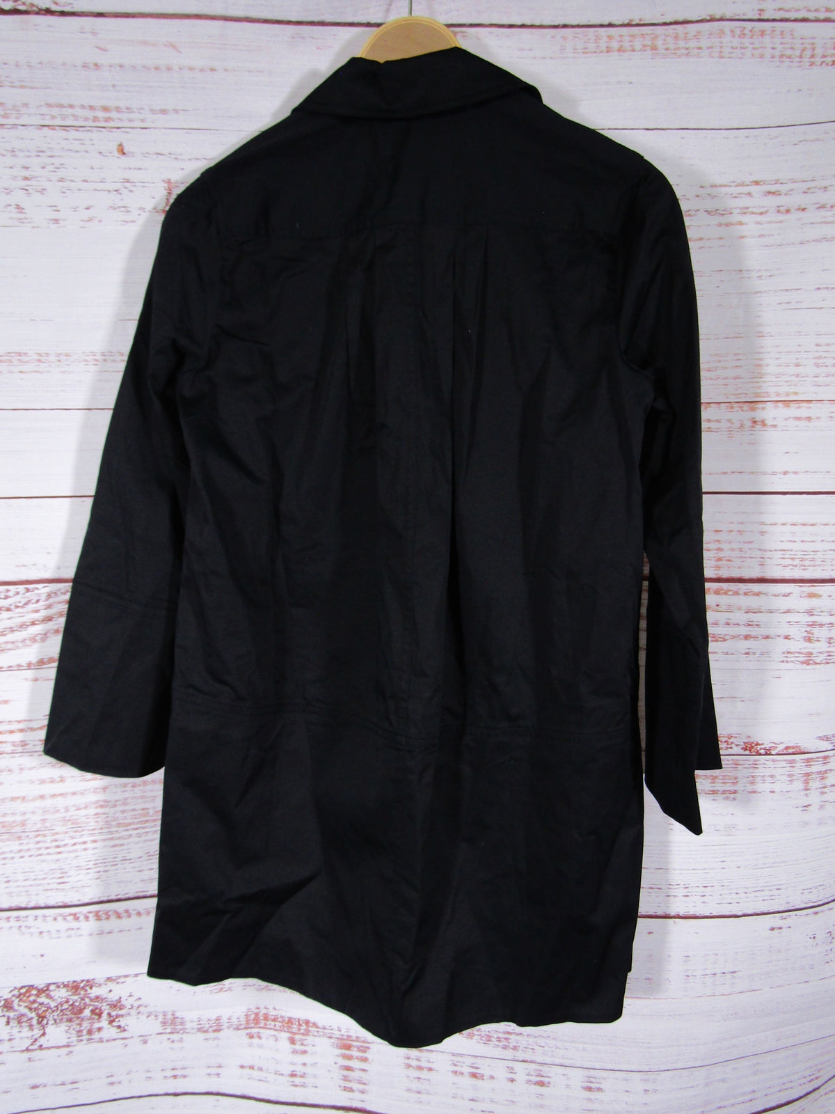 Rebecca Taylor Women's Black Heavy Cotton Dress Shirt Size XS