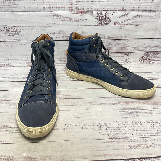 G-Star Raw Blue Quilted Nylon Hi-Top Sneaker Casual Shoe Men Size 13