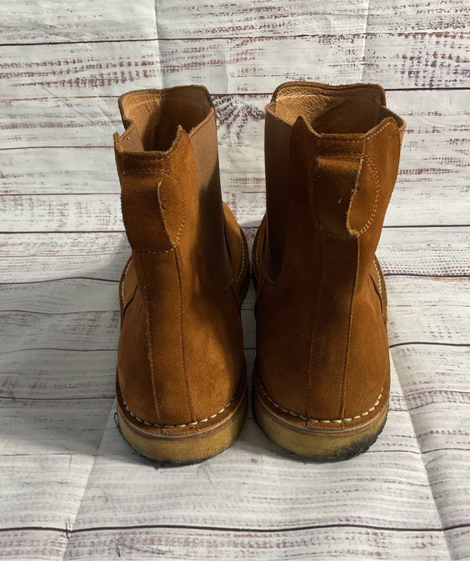 Folk Men's Brown Suede Leather Chelsea Boots SIZE 46 EU / 12 US