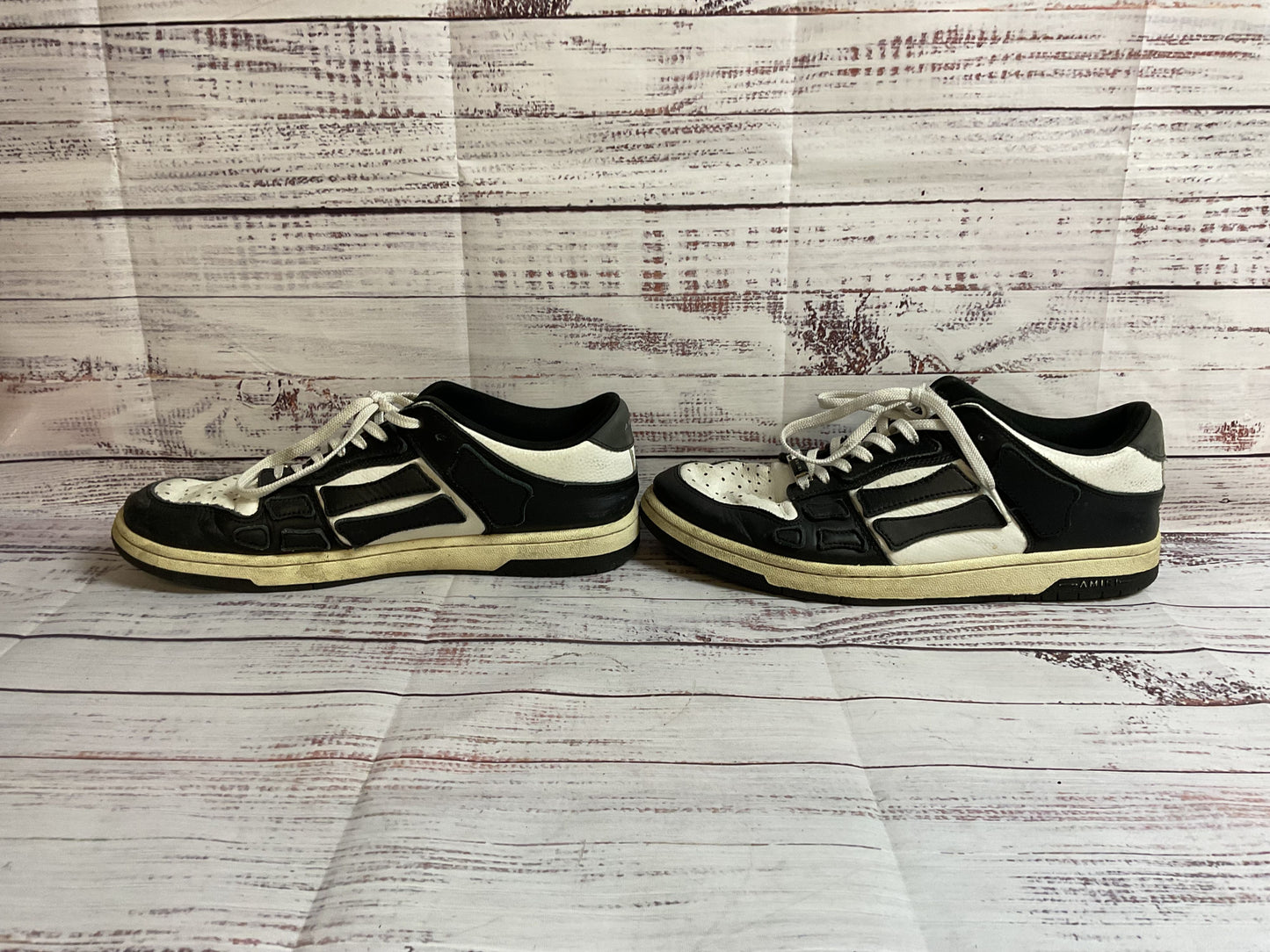 Amiri Skel Low Top Black White Sneaker Women's 11