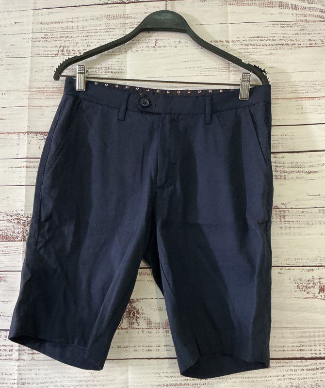 NWT Men's Ted Baker Navy Blue Shorts Size 30 Retail $119