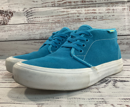 Vans The Simpsons Bart Simpson Men's Blue Suede Mid Top Sneakers Size 5.5