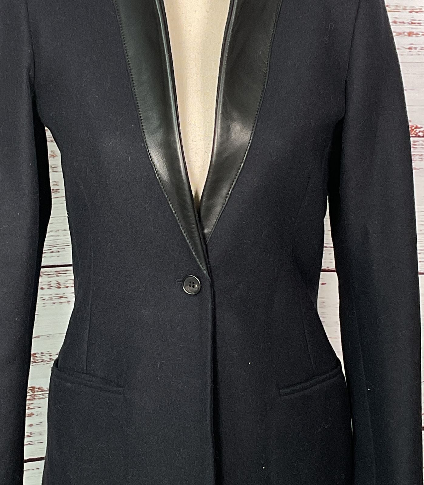 AllSaints Leni Lea Coat Dark Navy 4