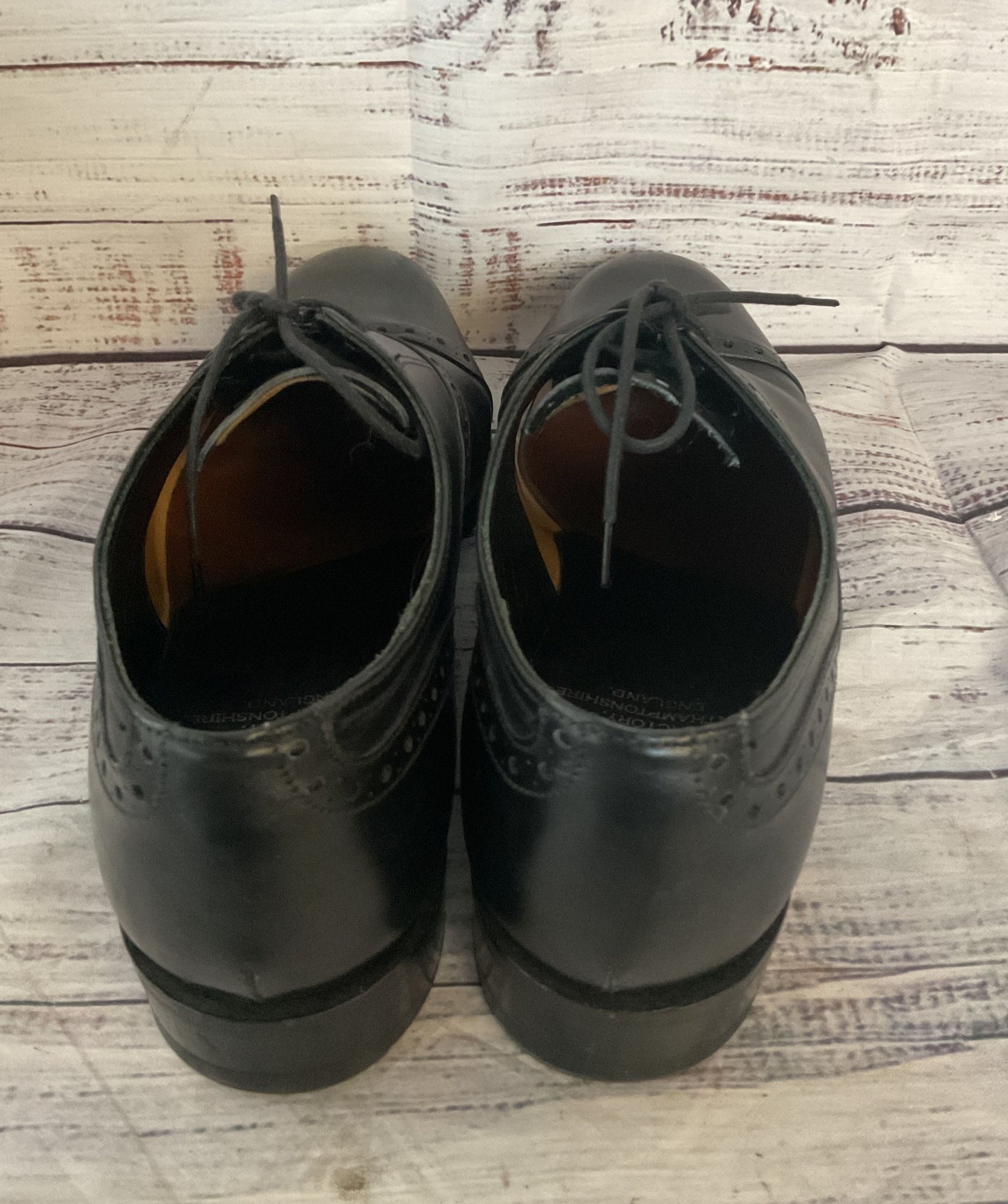 The Grenson Company Leather Oxford Dress Shoes Black