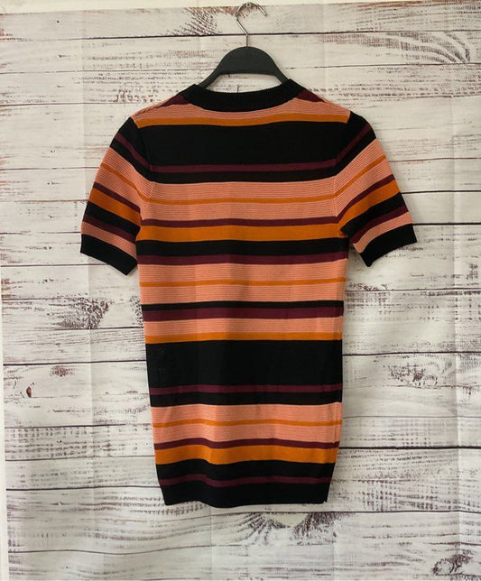Women's Scotch & Soda Striped Short Sleeved Sweater Size S