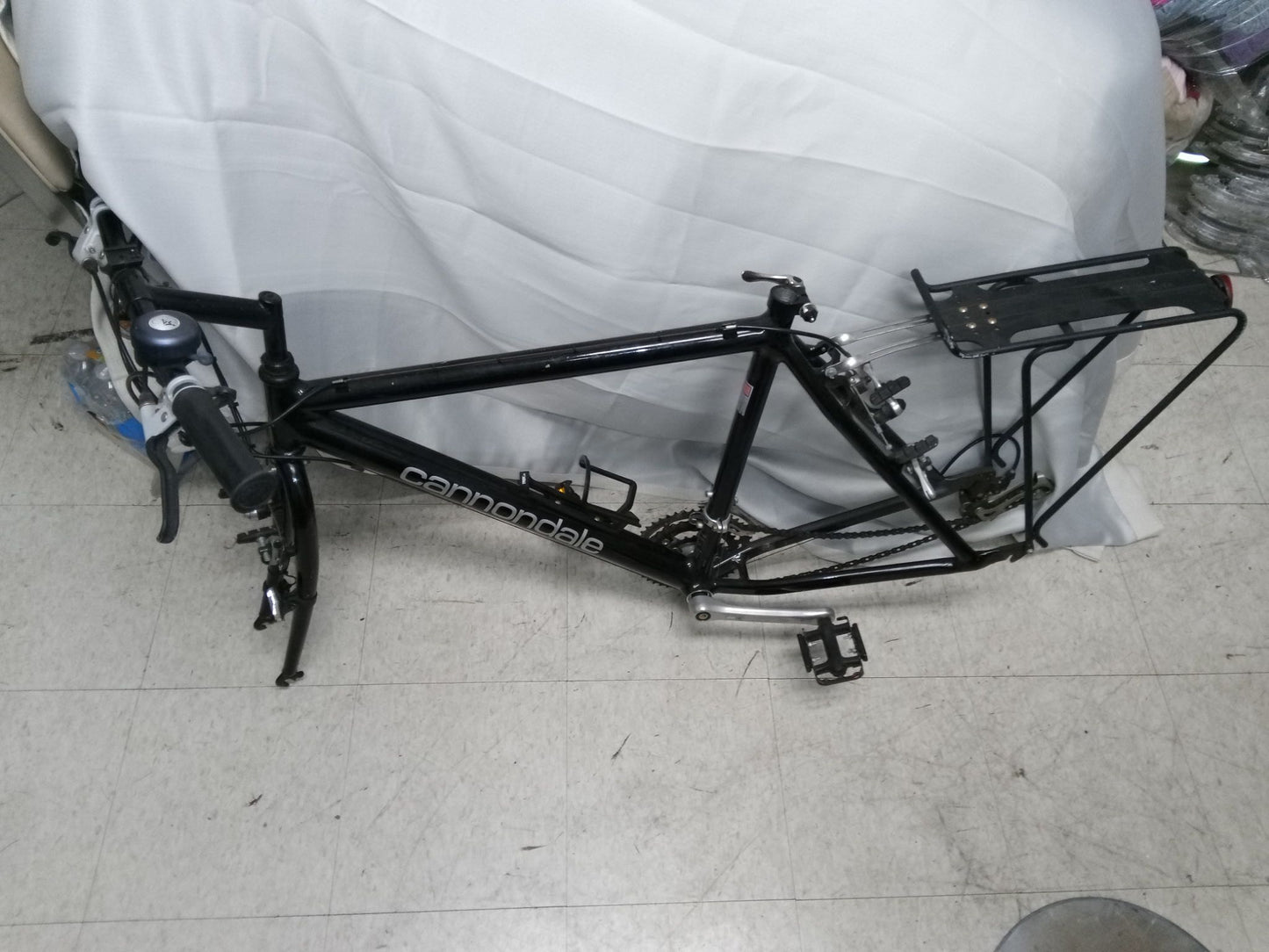 Cannondale Black Steel Bicycle Frame Pick up Only
