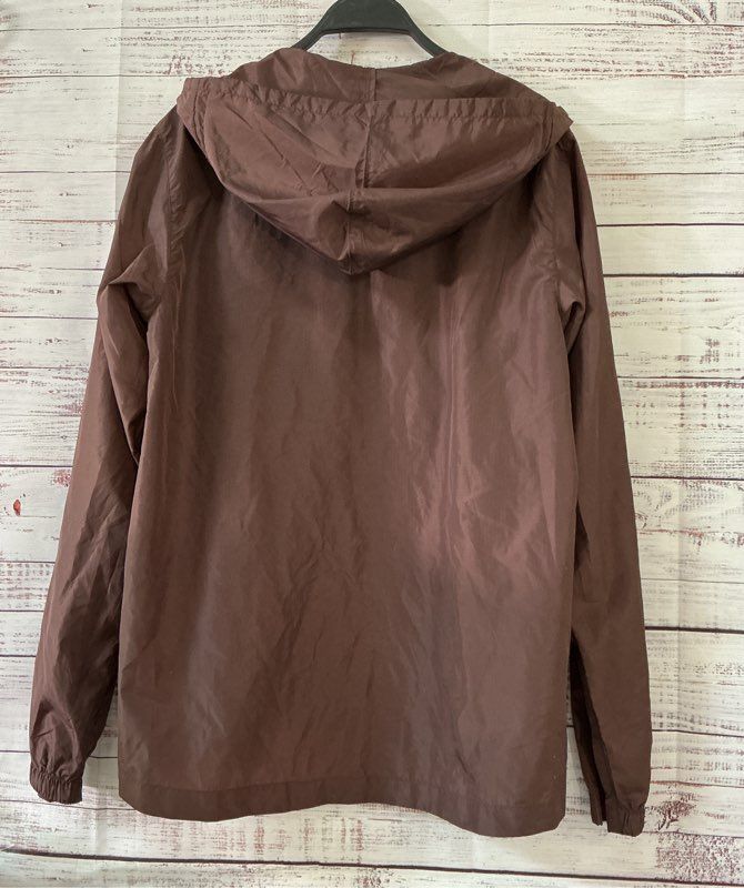 Men's Vuori Brown Daybreak Windbreaker Jacket Size L