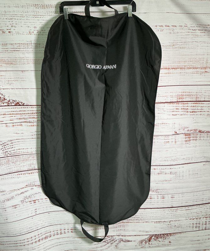 Giorgio Armani Black Nylon Double Handled Garment Bag