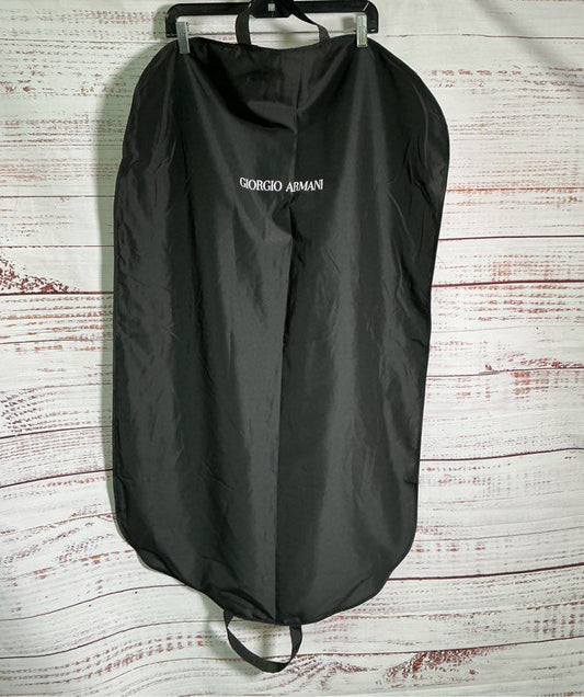 Giorgio Armani Black Nylon Double Handled Garment Bag