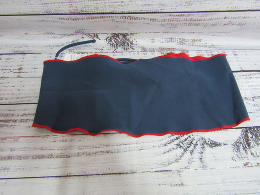 San Lorenzo Luisa Women's Blue Bikini Tied Tube Top Size S