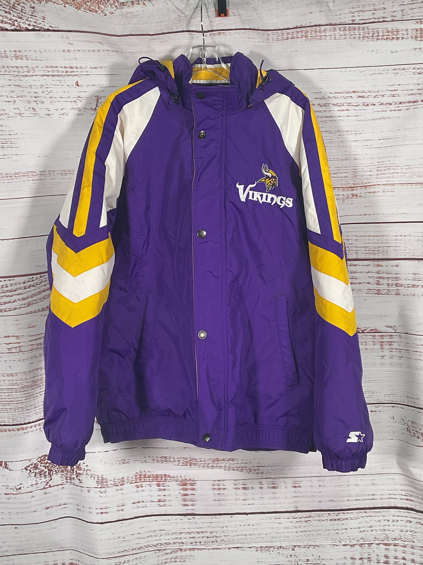 Starter Purple Minnesota Vikings Jacket - Size XXL