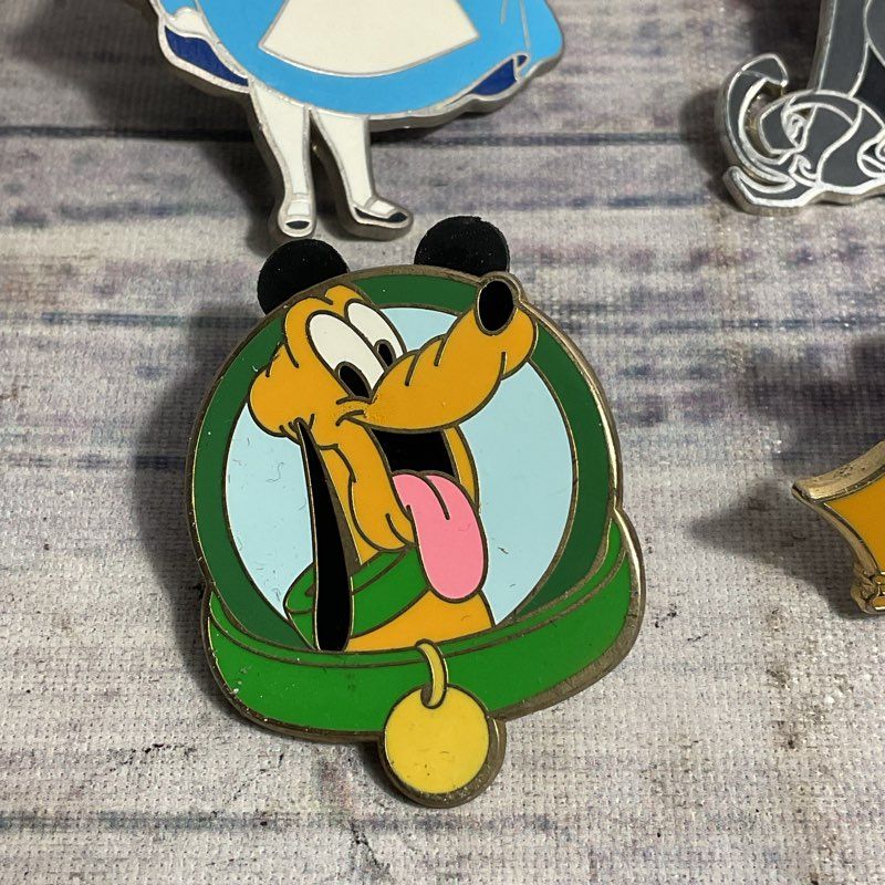 Set Of 6 Disney Collectible Pins DLR Magical Mystery Mowgli Hades Alice Pluto