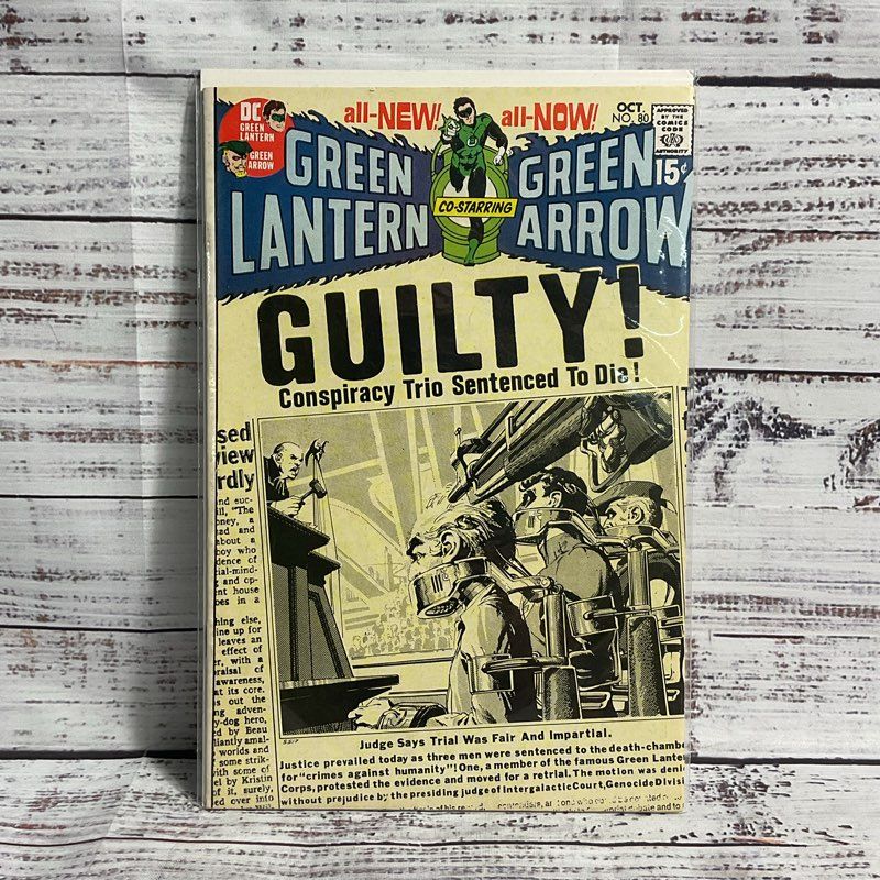VTG. 1970 Green Lantern Issue #80 Green Arrow Dc Comics Neal Adams Ungraded