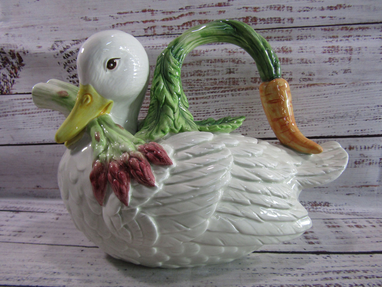 Fitz & Floyd Le Canard Duck Teapot
