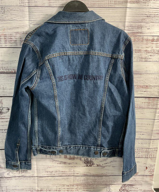 NWT Levi's Denim This is How We Country Jean Jacket Size XS