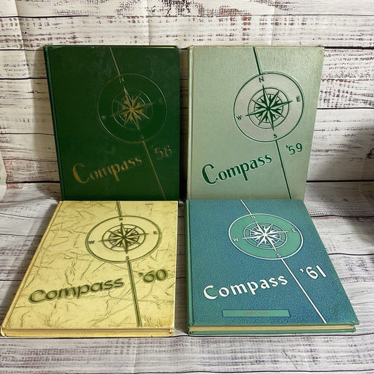 1958-1961 St. Monica Catholic High School Yearbooks- Set of 4