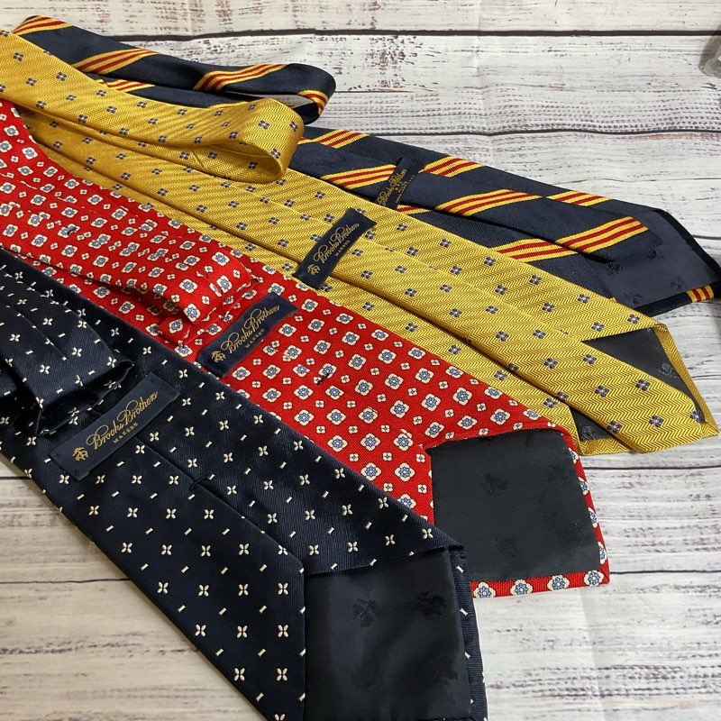 Set of 4 BROOKS BROTHERS Men's Ties