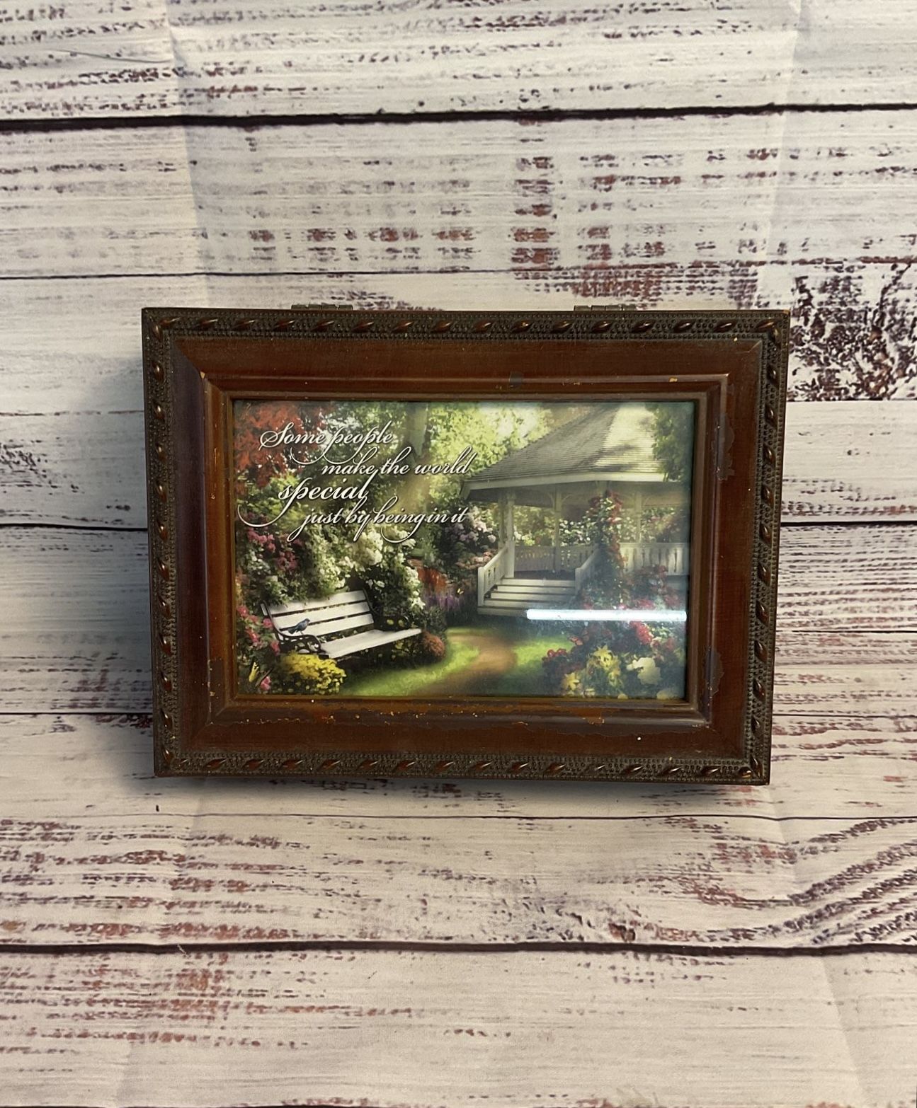 Sankyo Brown Music Jewelry Box