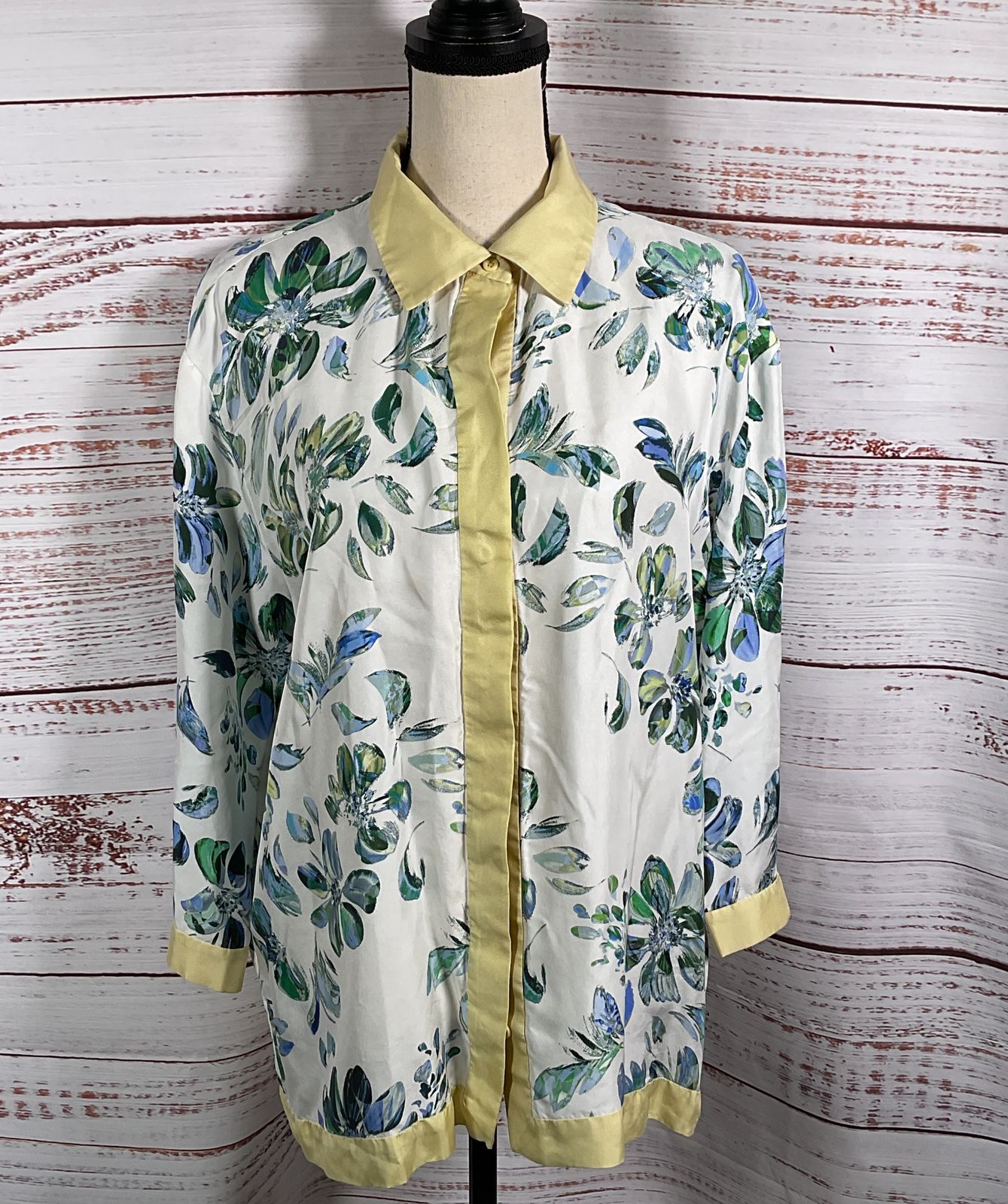 Munthe Utui Floral Print Silk Shirt Multicolor 36