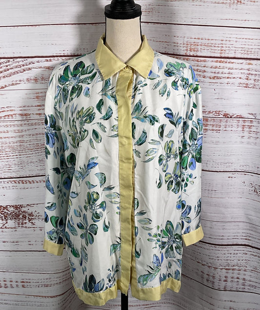 Munthe Utui Floral Print Silk Shirt Multicolor 36
