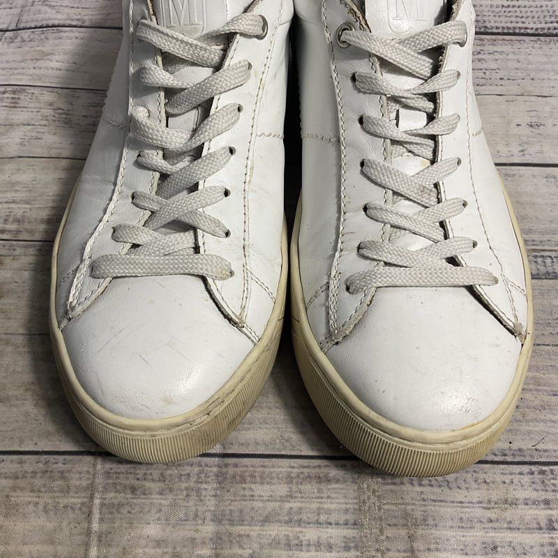 Bruno Magli Warren White Leather Sneaker Men's Size 8.5 US