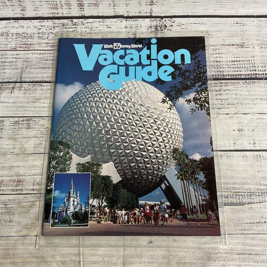 Vintage 1983 Walt Disney World Vacation Guide Epcot Collectible Magazine