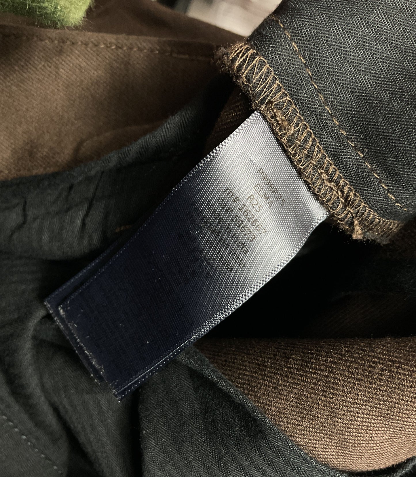 John Vavartos Elma Dropped Pants Dark Brown 31