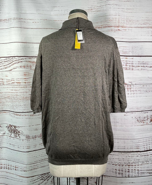 NWT Raffi Gray Short Cinch Sleeve Polo Men's - Size XL