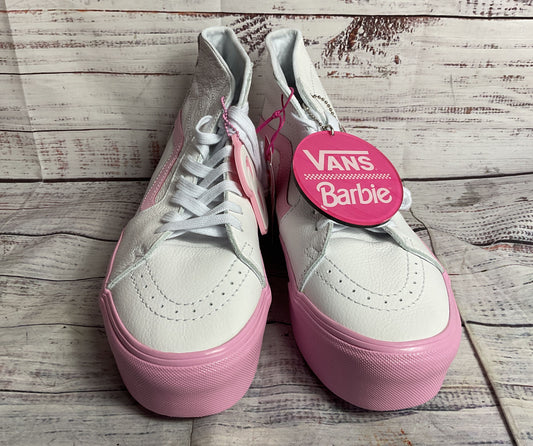 Vans Barbie Sk8-Hi Tapered Stackform Sneakers Pink White 10