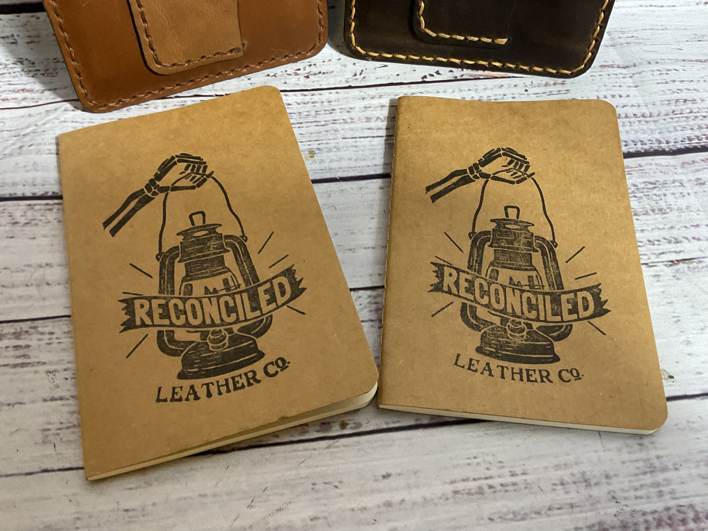 Reconciled Leather Memo Pad And Cover