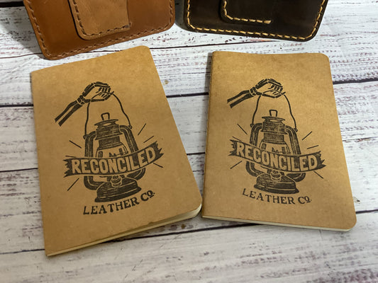 Reconciled Leather Memo Pad And Cover