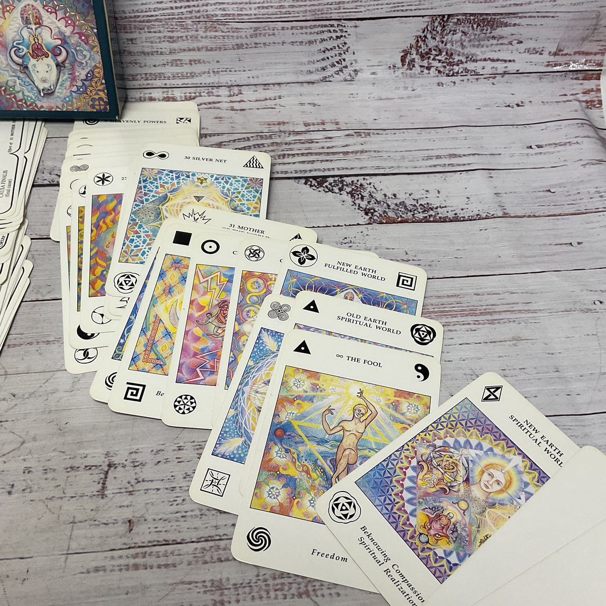 Gaia Matrix Oracle Cards Volume 1 Worlds, Major Arcana, And Symbols 112 Cards