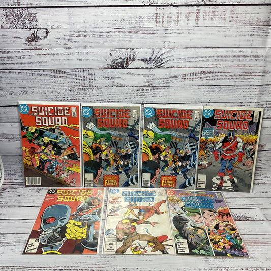 Suicide Squad Issues# 2,3,3,4,6,7,14 Dc Comic Books Lot Of 7