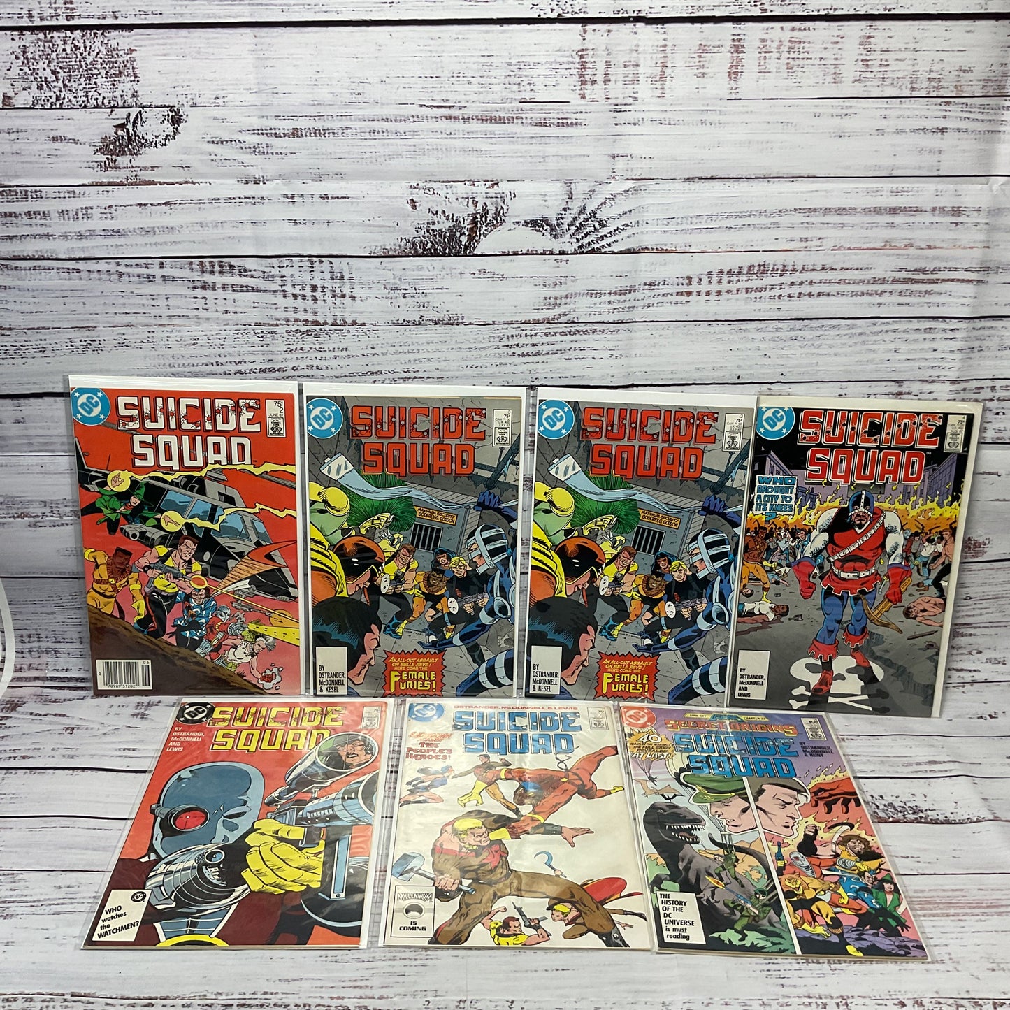 Suicide Squad Issues# 2,3,3,4,6,7,14 Dc Comic Books Lot Of 7