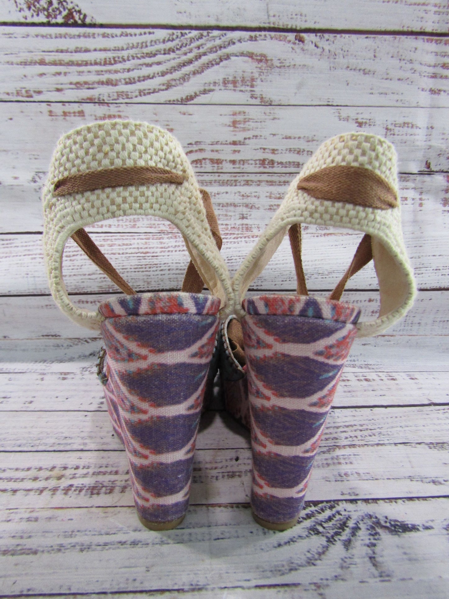 Theodora & Callum by Stuart Weitzman Biarritz Women's Wedge Ankle Wrap Sandals