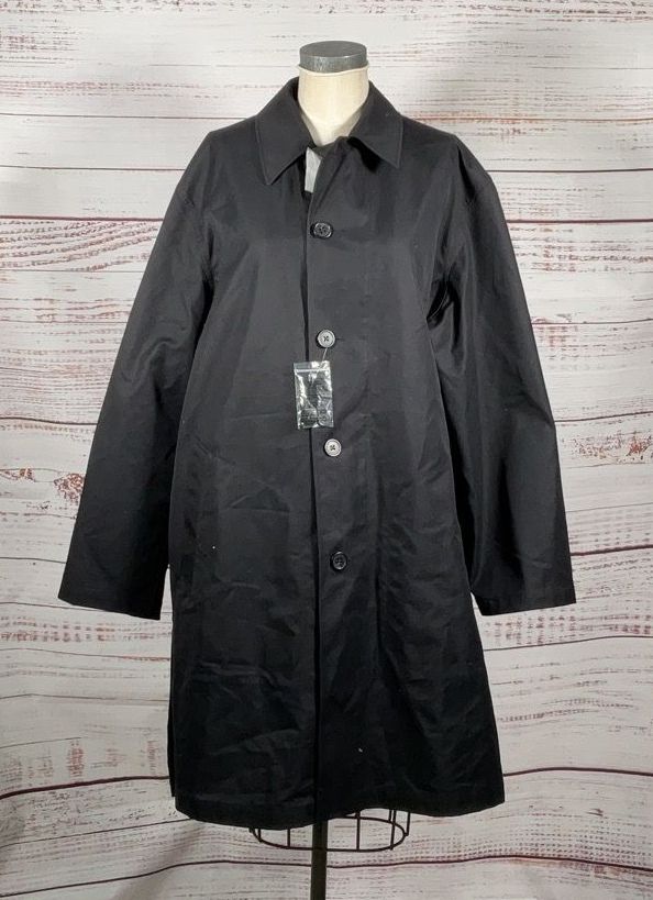 Uniqlo Single Breasted Coat Black L
