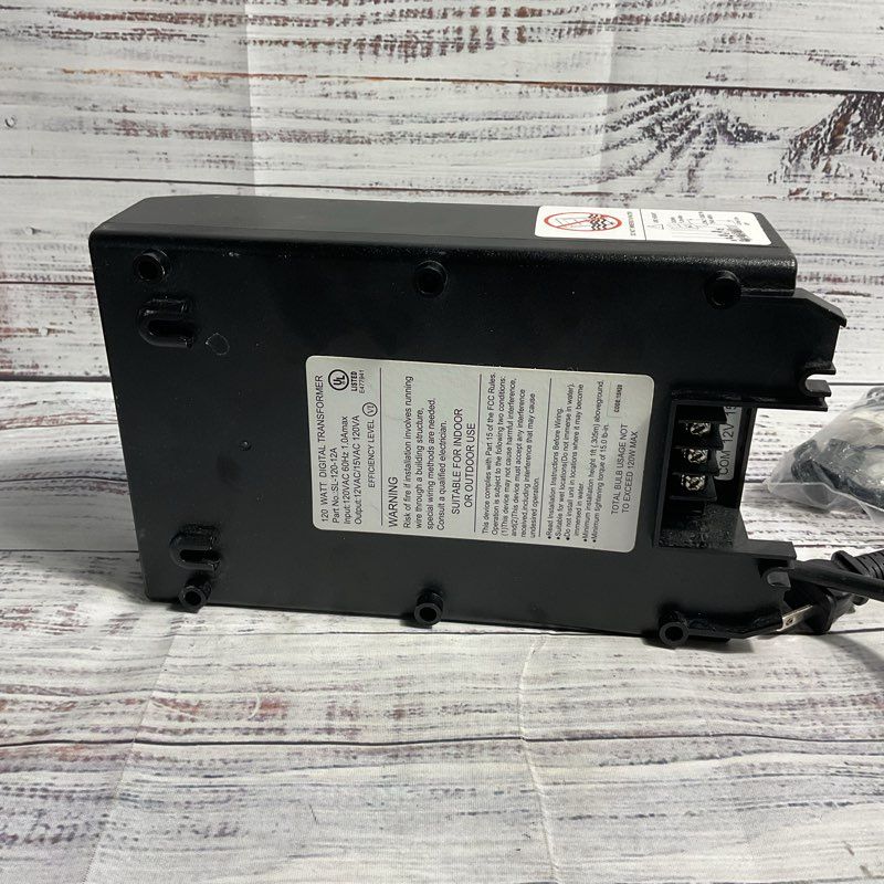 Hampton Bay Low Voltage 120 Watt Landscape Lighting Transformer W/ Dusk To Dawn