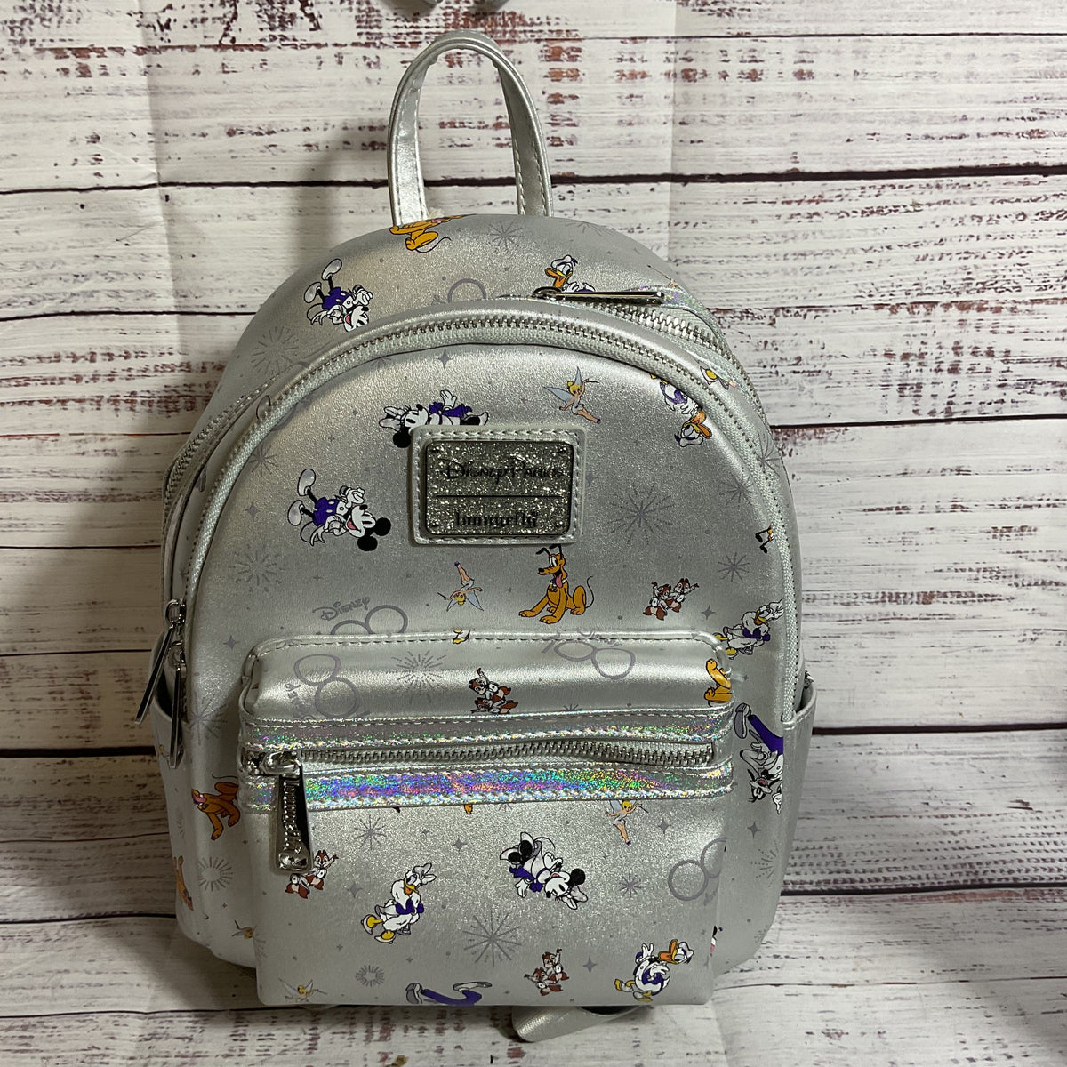 LOUNGEFLY 100th Anniversary Mickie & Friends Backpack & Mouse Ears