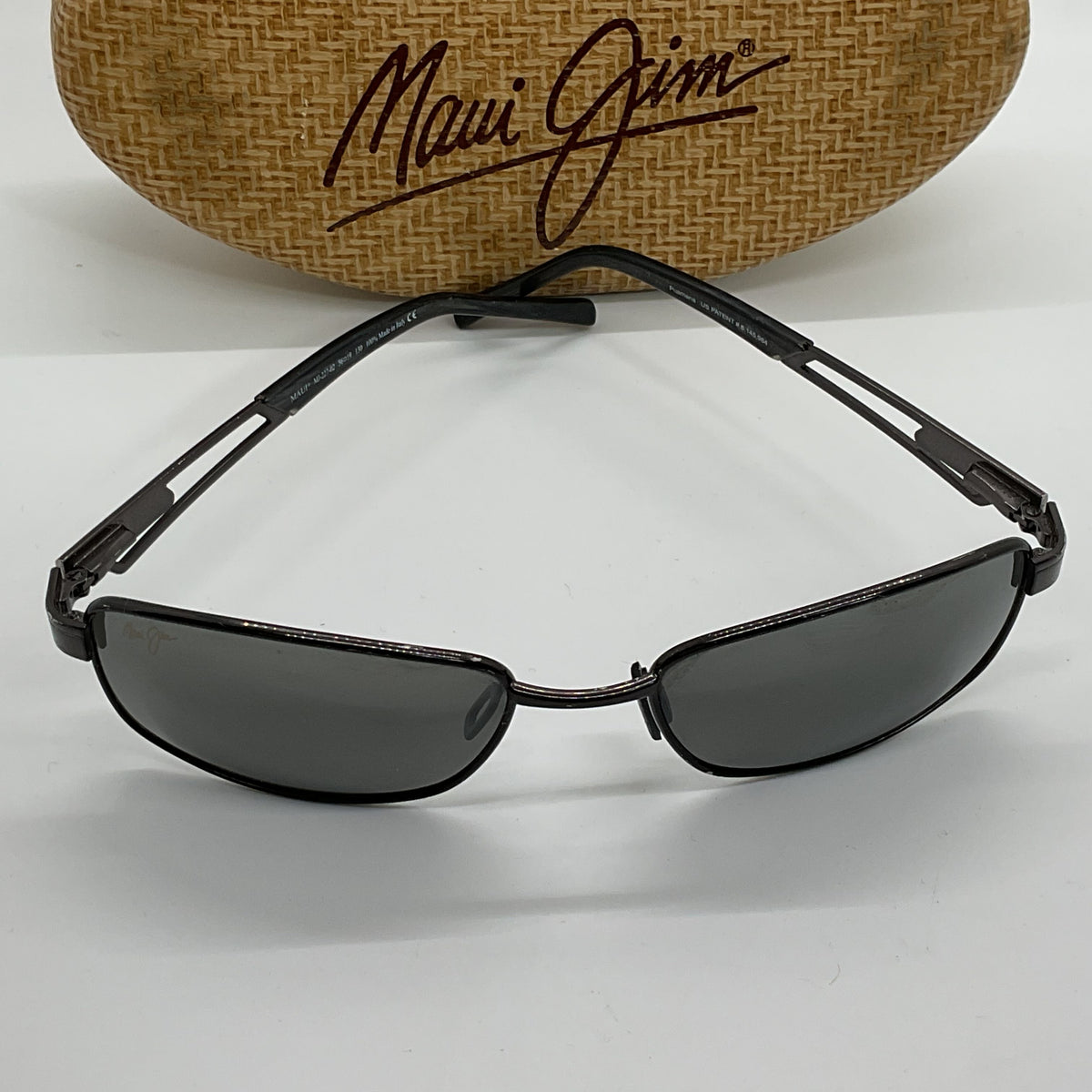 MAUI JIM MJ227-02 Puamana Men's Dark Gunmetal Sunglasses with Case- 56[ ]19 130