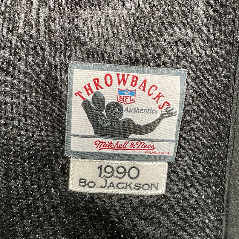 VTG. 1990 MITCHELL & NESS ThrowBacks Bo Jackson #34 Jersey- SZ 48