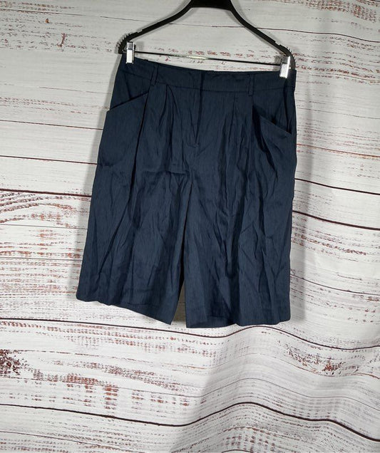 NWT Women's Lafayette 148 Linen Blend Shorts Size 10 Retail $278