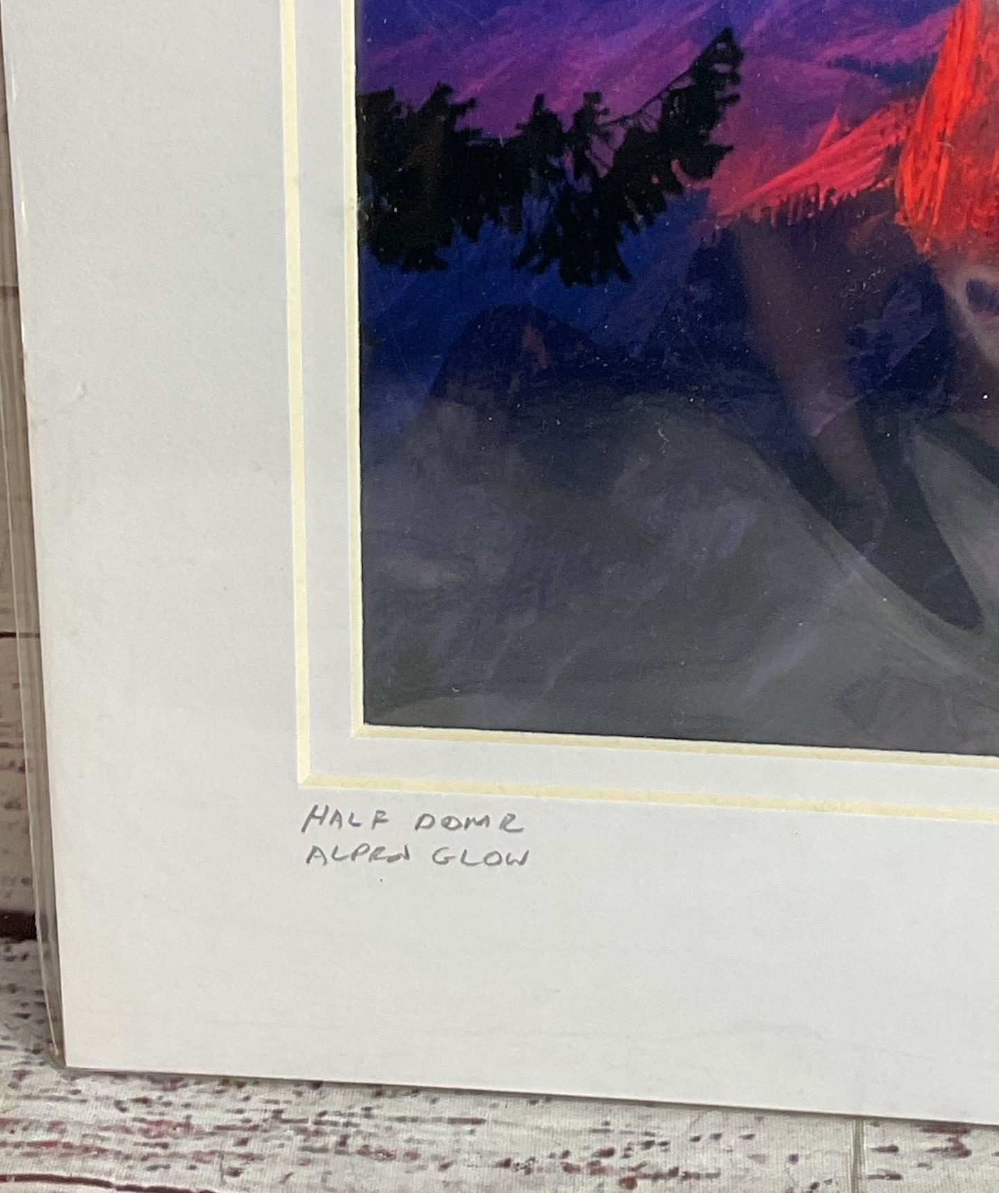 Half Dome Alpine Glow Photograph Signed by Dan Warsinger