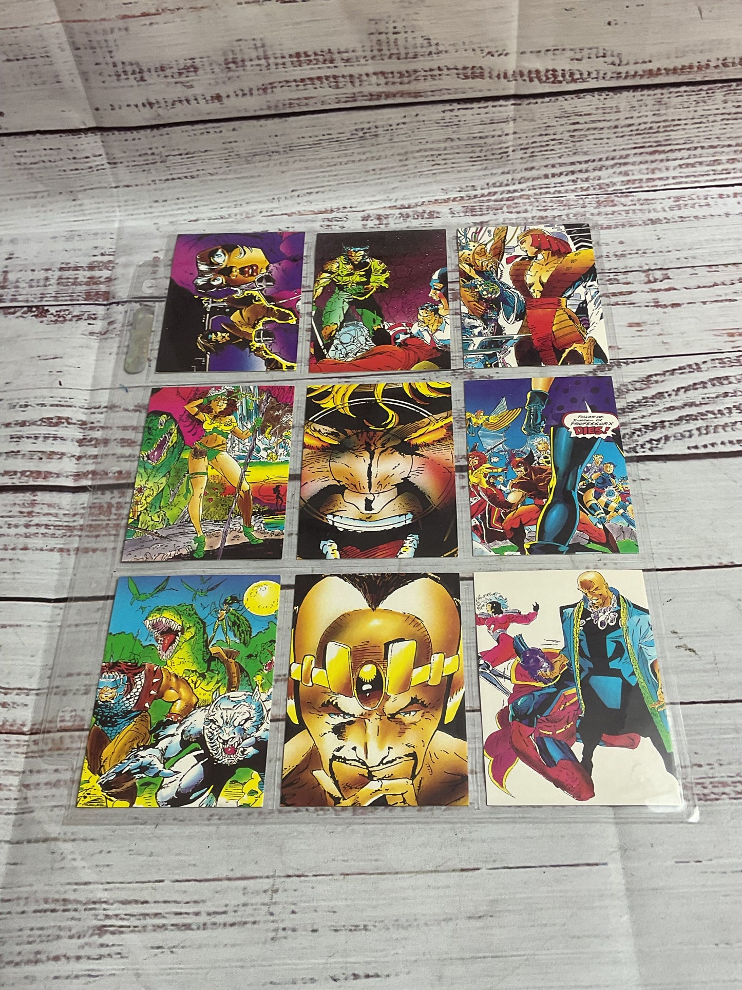 Lot Of Miscellaneous Comic Trading Cards X-Men DC Marvel Topps
