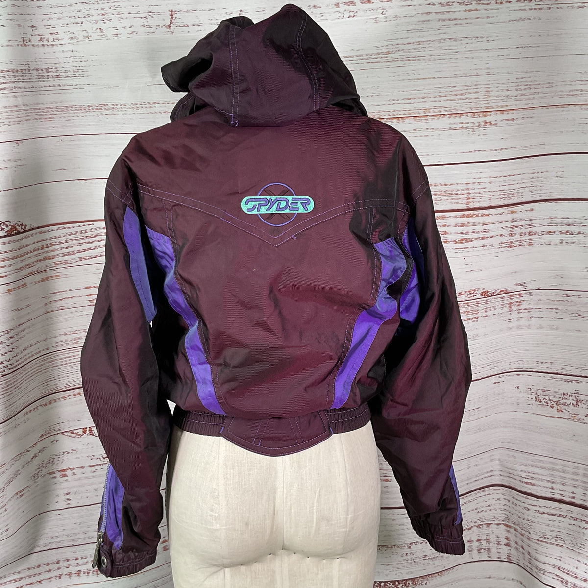 SPYDER Women's Burgundy/Purple Snow Ski Jacket- SZ 8