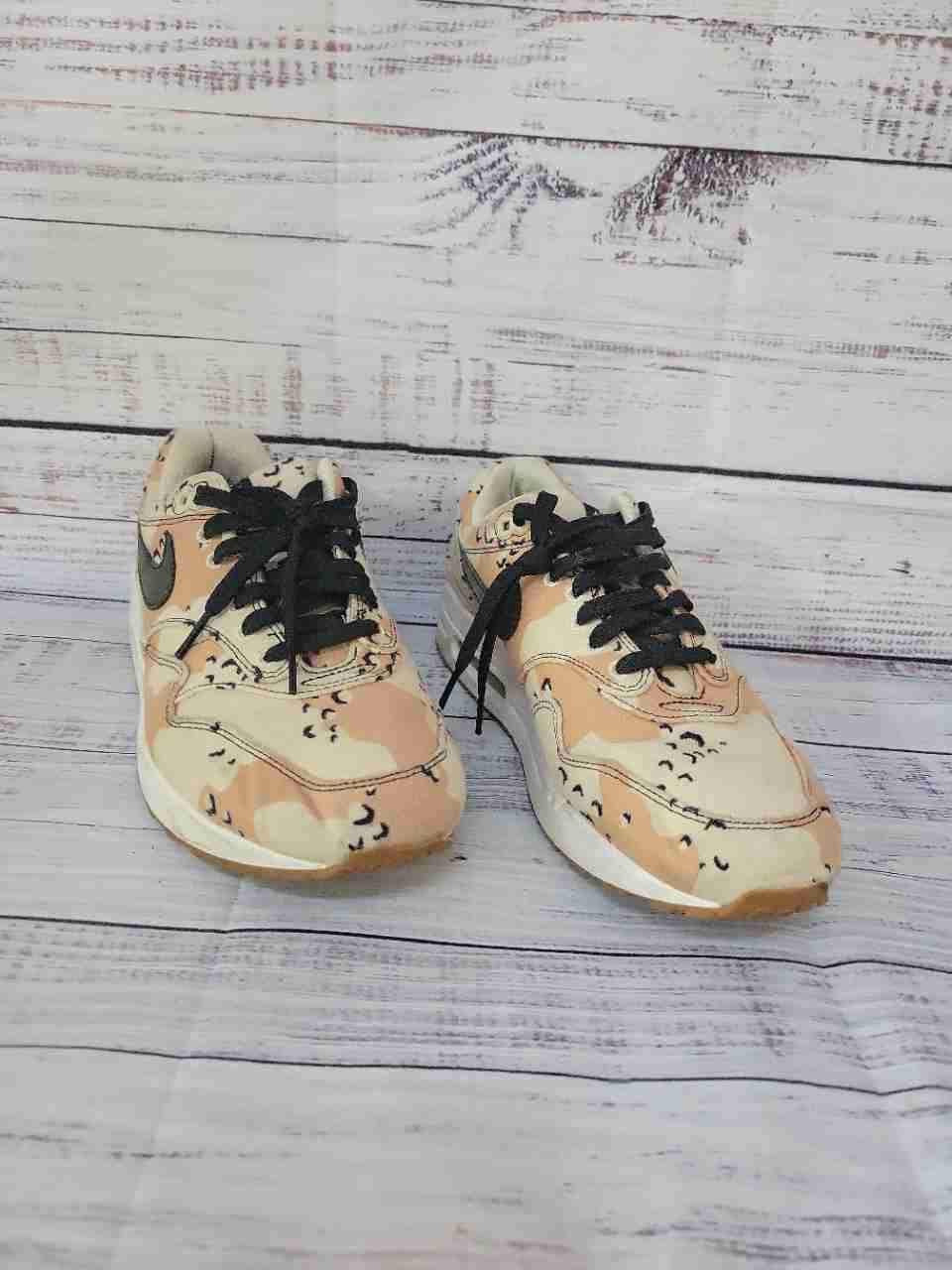 Men's Nike Air Max Premium Dessert Beach Camo Black Brown Sneakers Size 9.5