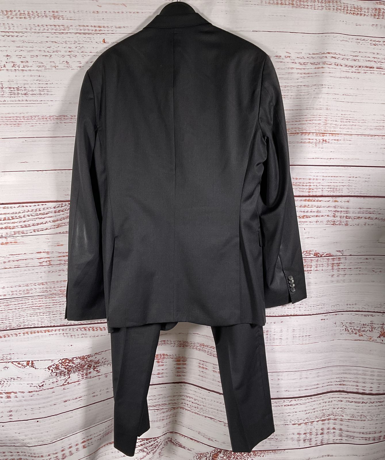 Boss Hugo Boss Super 100 Virgin Wool Suit Set Dark Gray 40R 40R/30