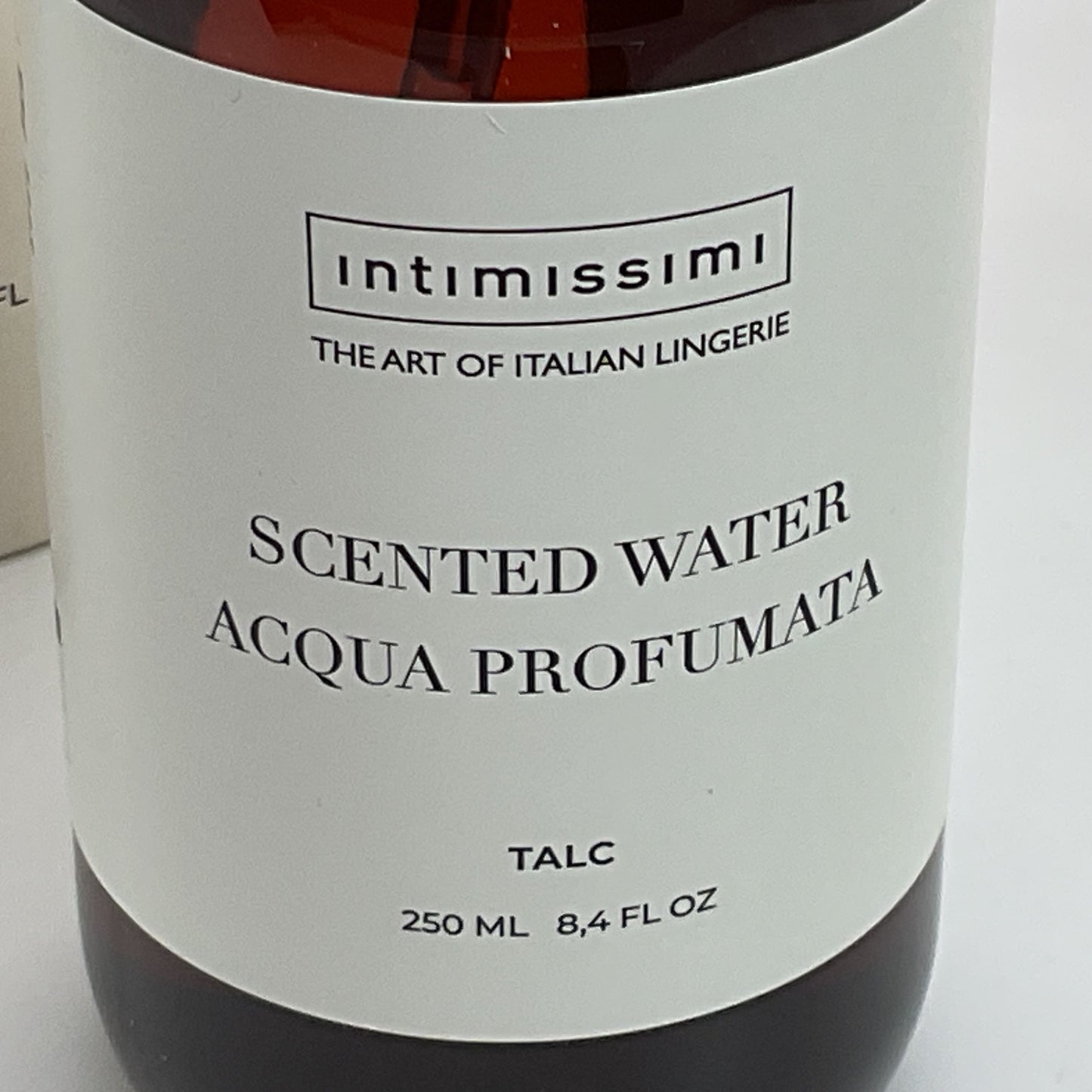 NEW INTIMISSIMI Scented Water Acqua Profumata Talc 250ml 8.4fl.oz (1 of 2)
