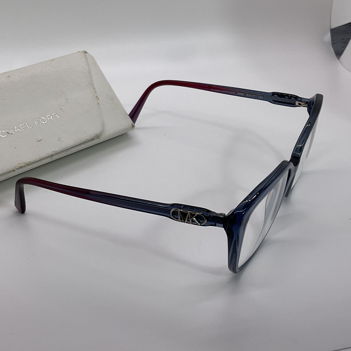 MICHAEL KORS MK4110U Avila Blue Rectangle Eyeglasses- 53[ ]17 140 (FRAMES ONLY)